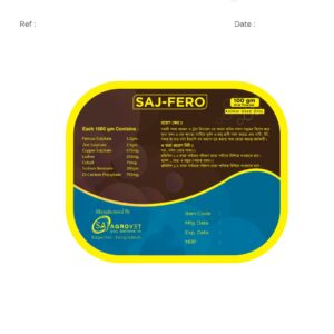 SAJ-FERO – Iron & Trace Mineral Supplement (100 gm)
